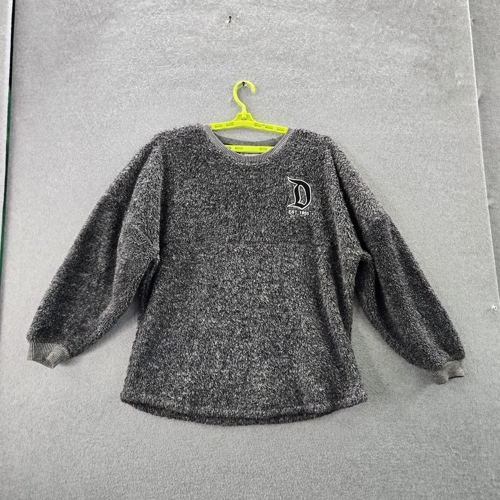 Disney Parks Women Sweatshirt M Disneyland Resort Spirit Jersey Sherpa Logo